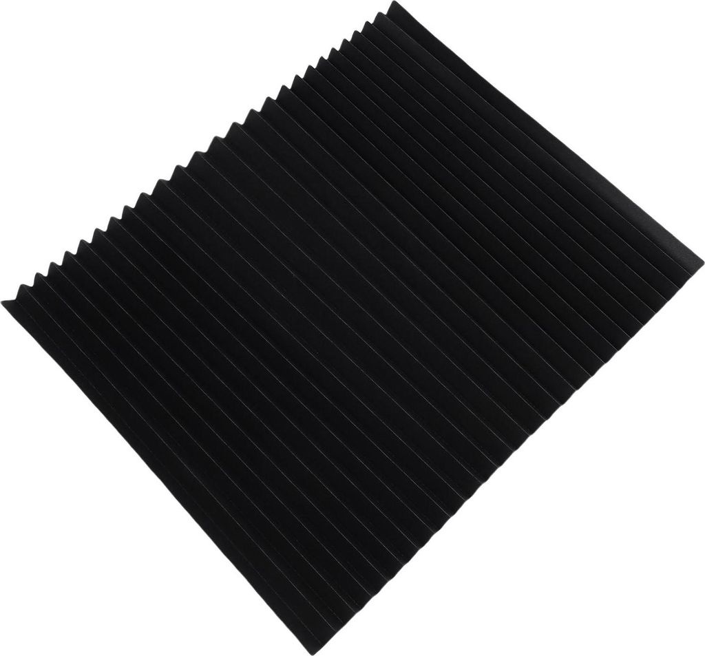 RV-Plissee-Jalousien mit Touch-Befestigung, Vlies-Verdunkelungsrollos für Wohnwagen, Wohnwagen, Wohnmobil, 60 x 150 cm, Schwarz