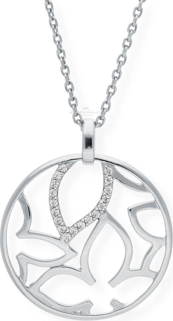JuwelmaLux Anhänger 925/000 Sterling Silber mit synth Zirkonia JL39-02-0150