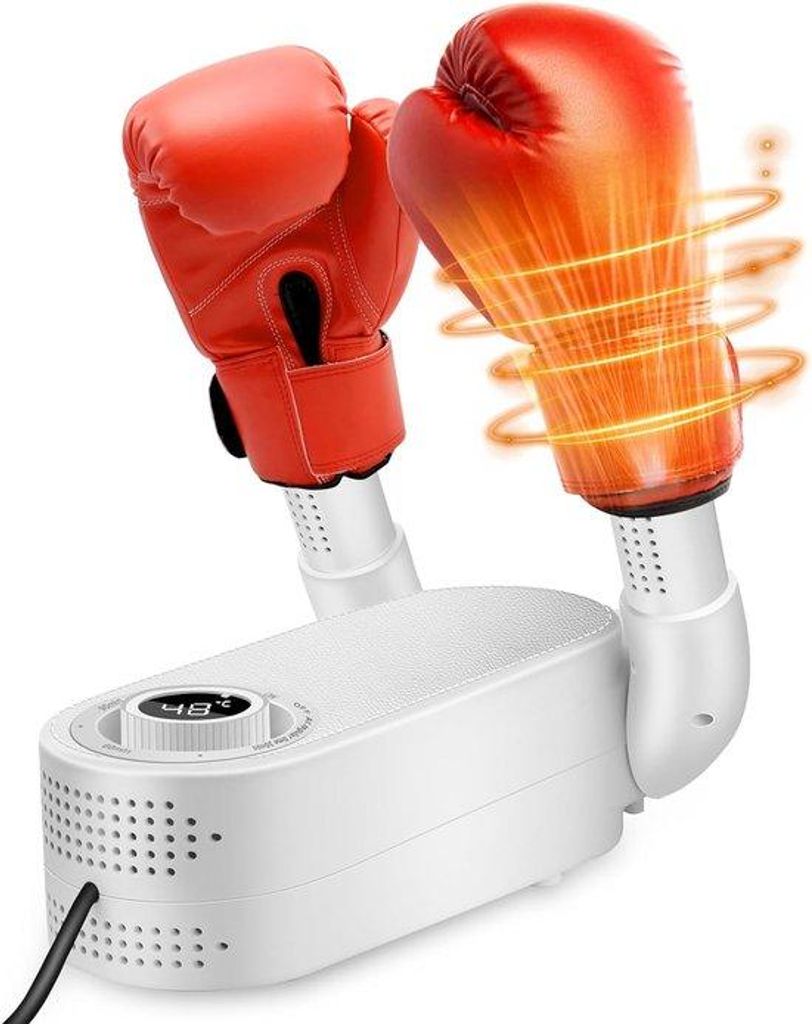 Elektrische bokshandschoendroger met timer, opvouwbaar en Productafbeelding 