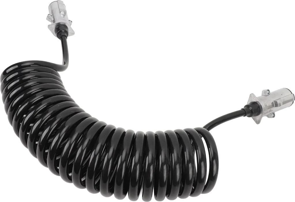 Câble de remorque 7 voies spiralé résistant aux intempéries 3,5m