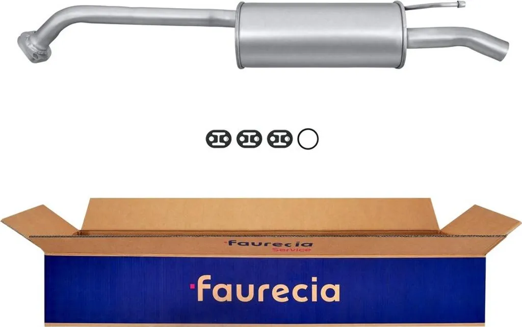Pot d'échappement arrière FAURECIA Expertise IAM pour Nissan Primera