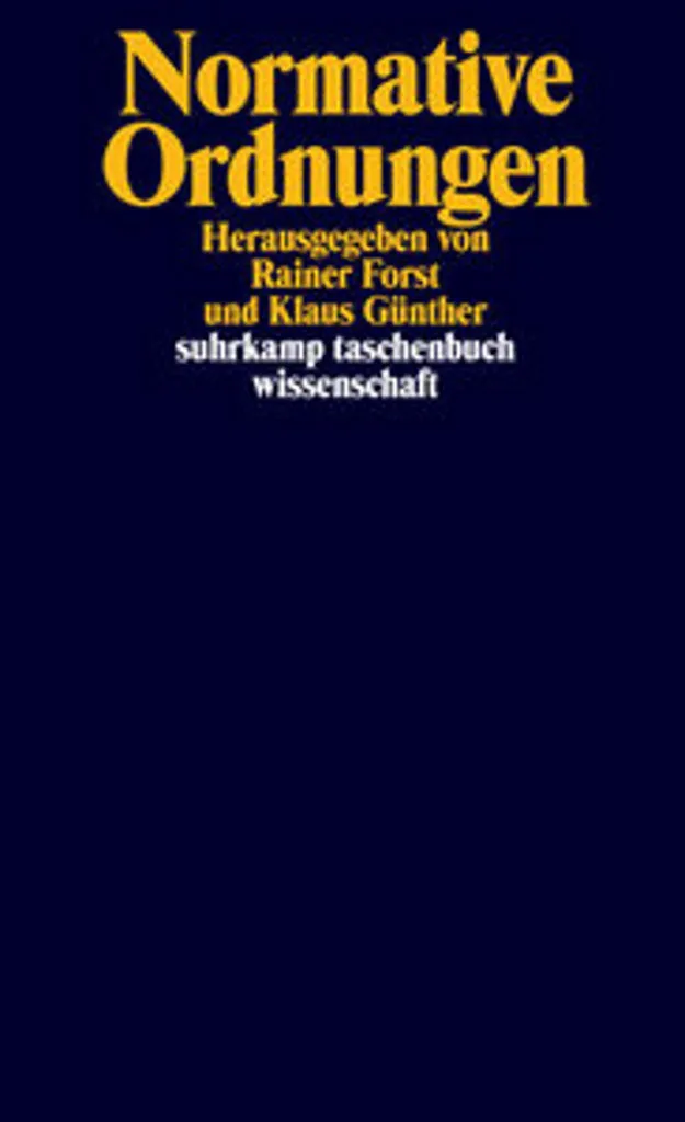 Livre de philosophie Normative Ordnungen : théorie du droit et société