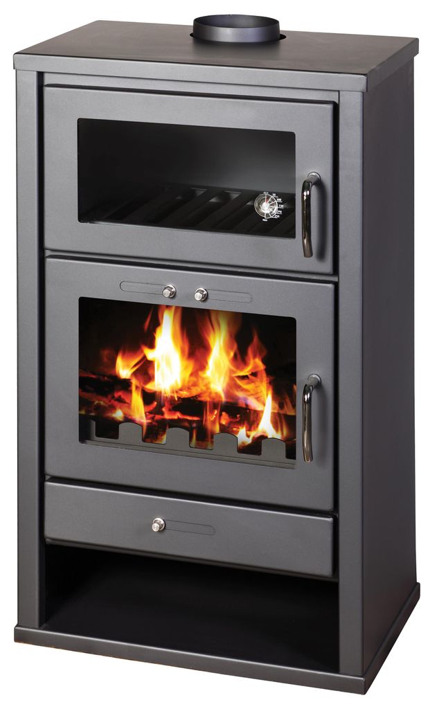Kaminofen mit ofen Victoria Triumph F, schwarz mit Produktbild 