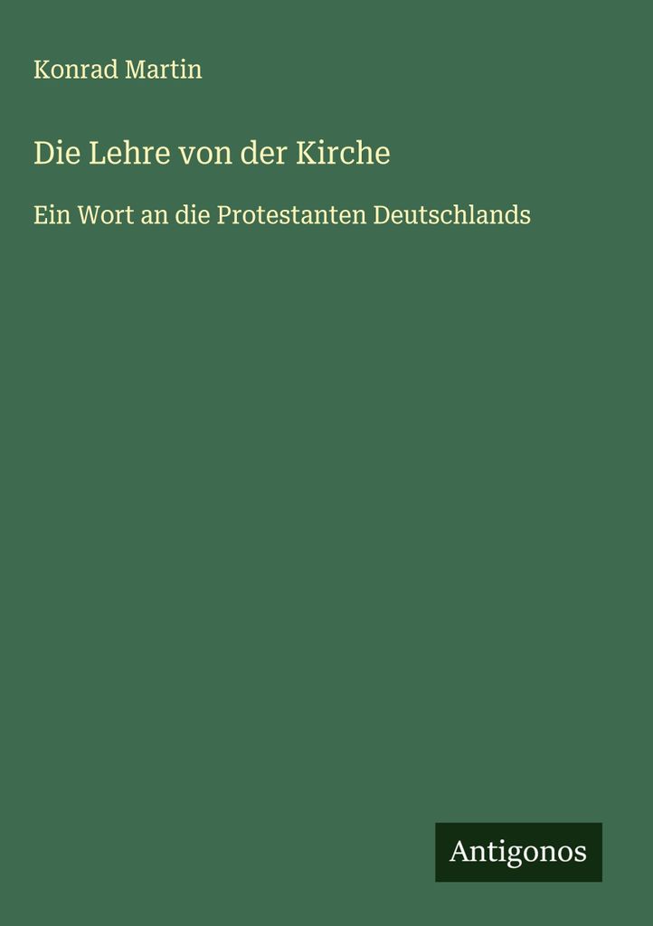 Die Lehre von der Kirche