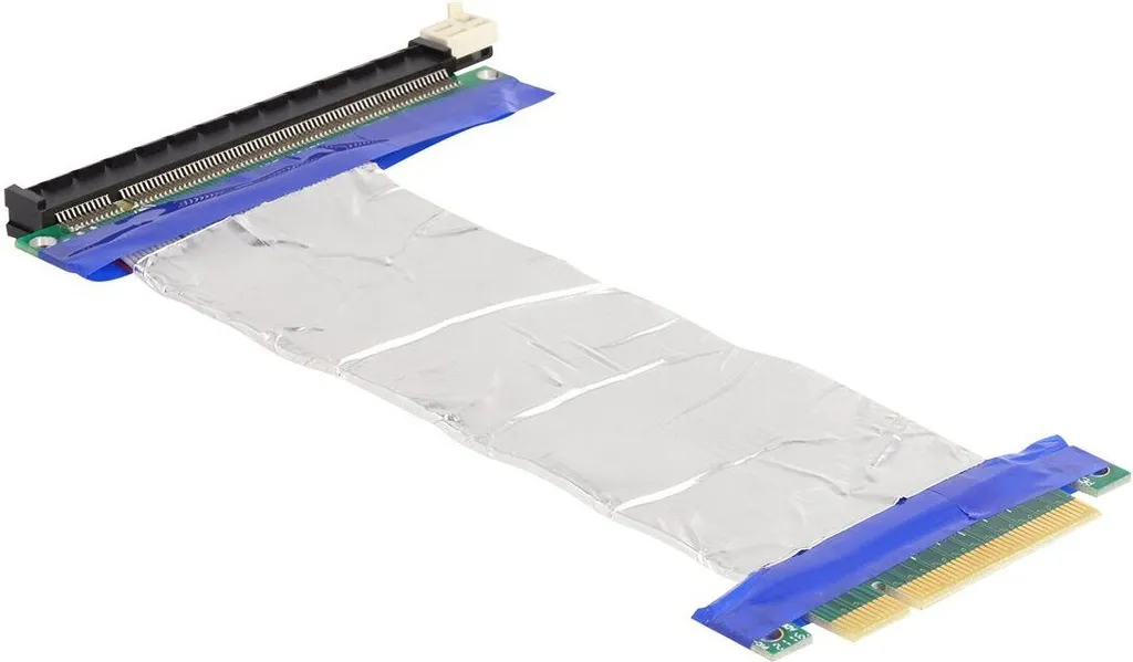 DELOCK Scheda Riser PCI Express x8 pc. a 16 Slot Kab.20 cm