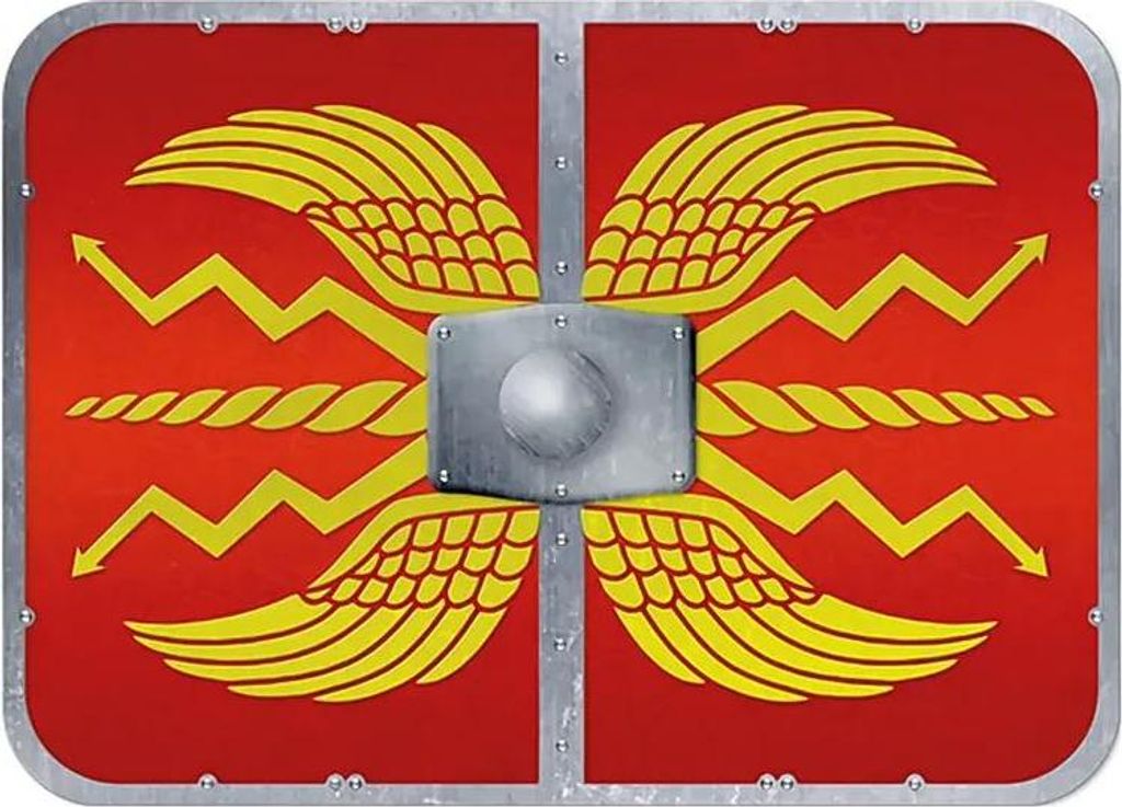 Römerschild eckig, klein Produktbild 