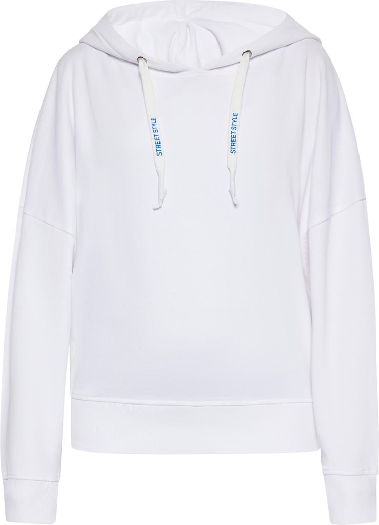 SWIRLY damen sweatshirt - weiss, XL