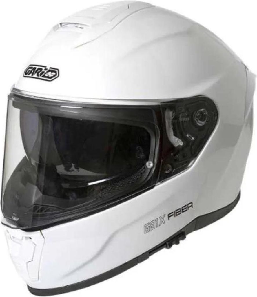 Gari G91x Fiber Integralhelm Weiß M Weiß M
