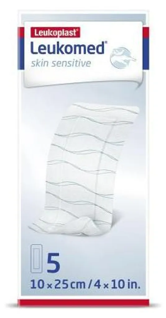 Leukomed Skin Sensitive 10x25 cm : Pansement stérile au silicone doux