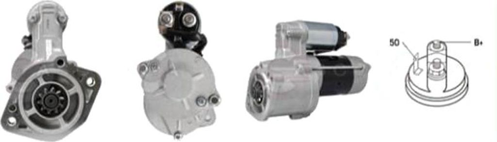 CASCO CST35100AS Starter Anlasser 1,70kW für HYUNDAI GALLOPER II (JK-01) 12V