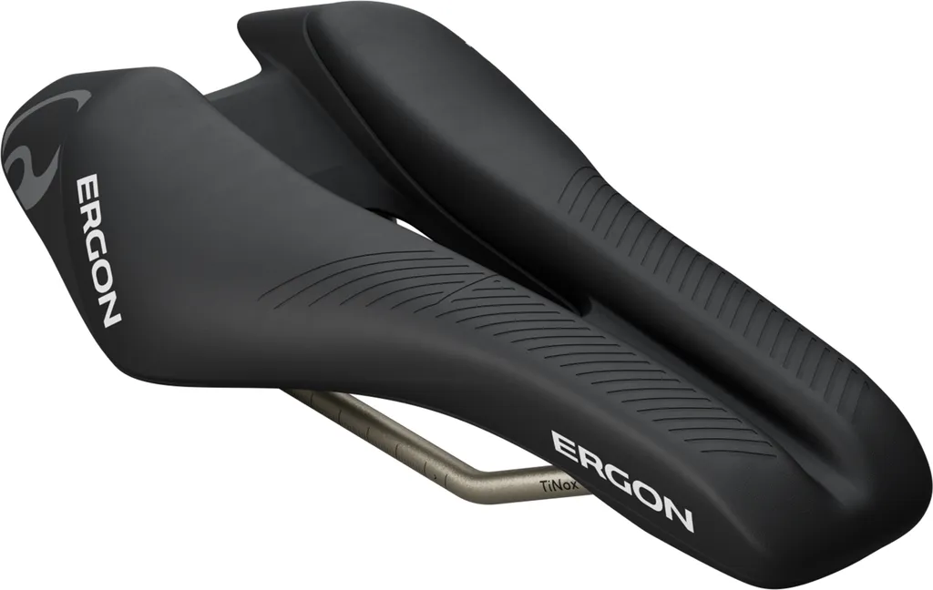 Selle de Triathlon Ergon SR Tri Men Argent - Largeur 135 mm pour Homme