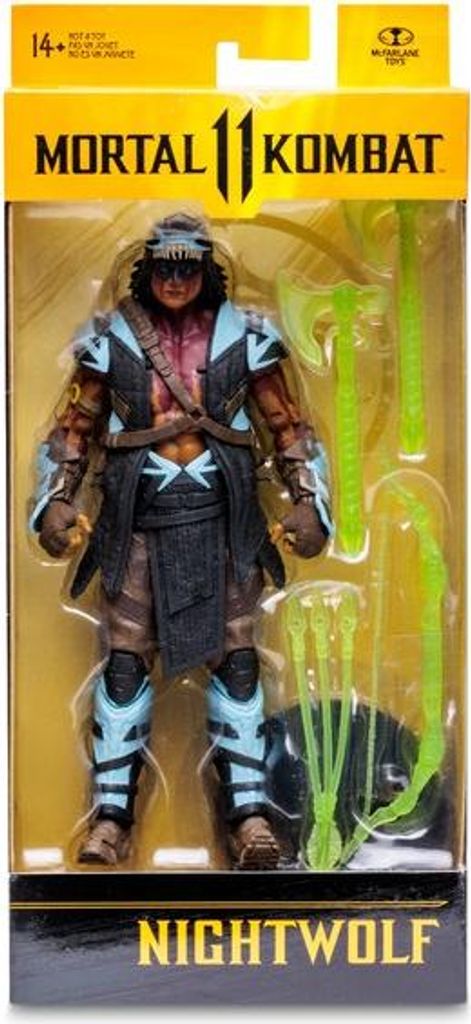 McFarlane Toys Mortal Kombat Actiefiguur Nightwolf, 18 cm, Productafbeelding 