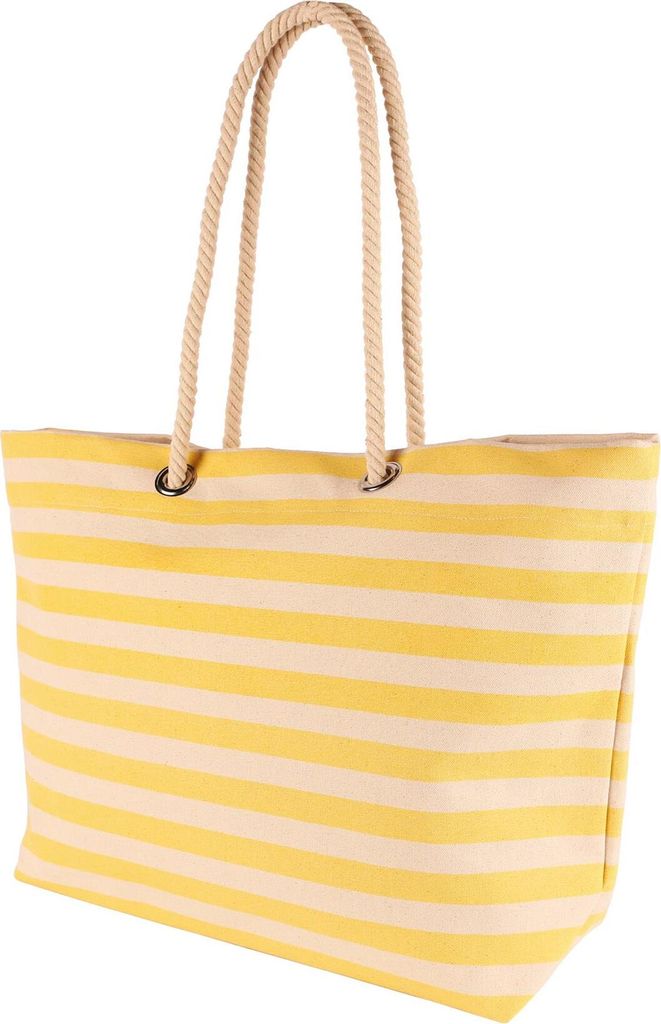1x Bienenwabe 55 cm x 36 cm großer gestreifte Leinwand Tasche Strandtasche - Reisebotten Einkaufsbesatzer Schulterhandtaschen Taschen - von Nicola...