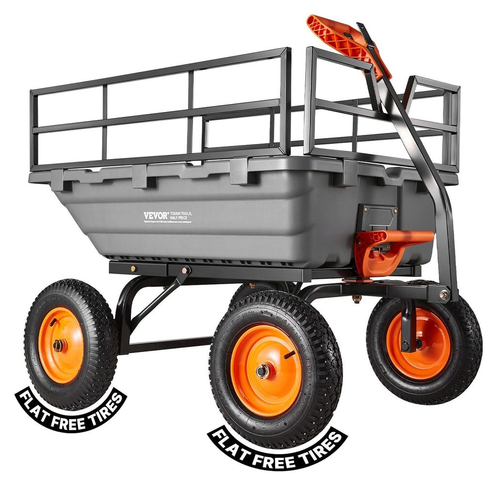 VEVOR Poly Gartenkipper Schwerlast Gartenwagen und -karren Produktbild 
