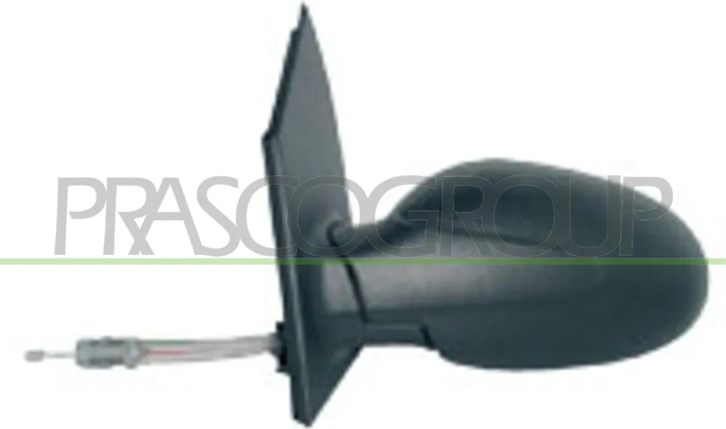 Rétroviseur gauche mécanique Smart Fortwo 450 noir mat PRASCO ME3027114