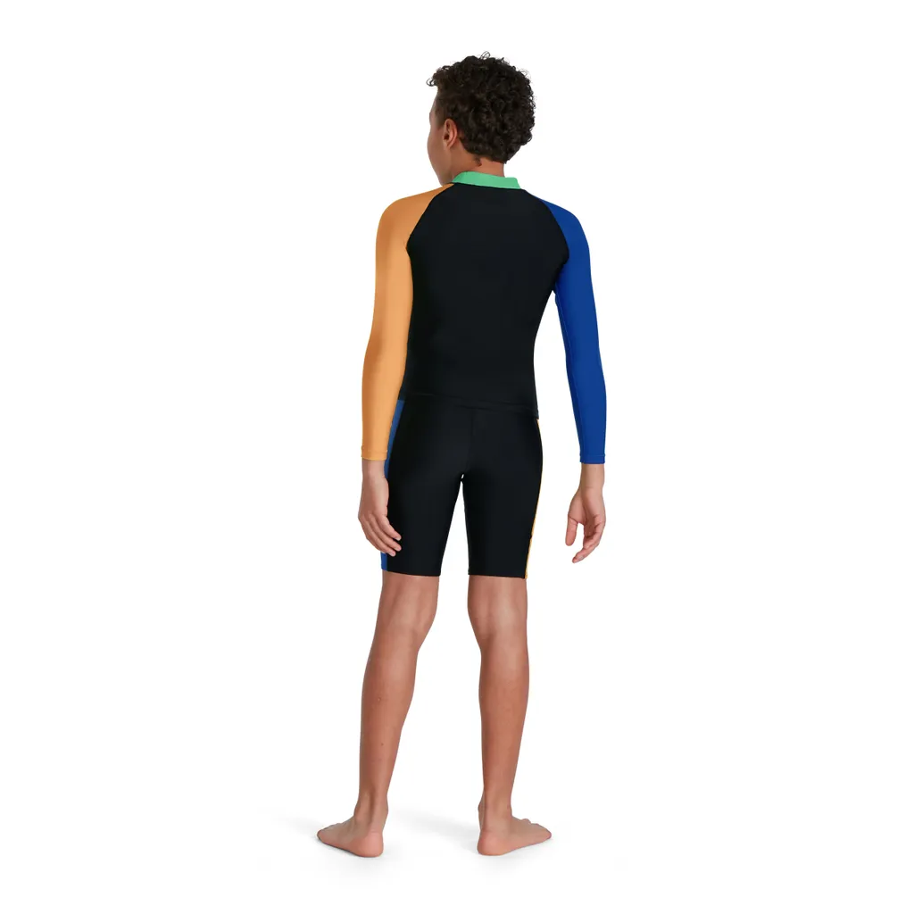 Maillot de bain de plage pour enfant COLBL - Ensemble complet bleu aqua