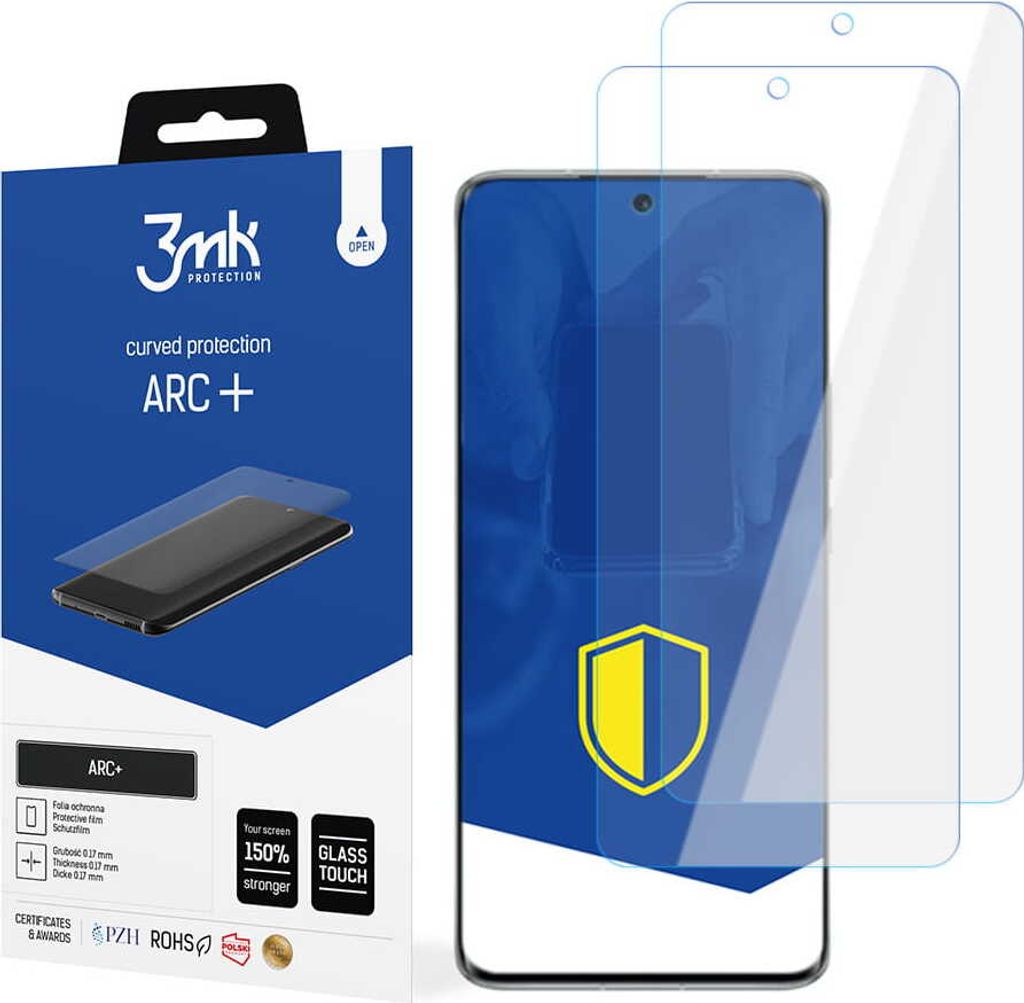 3mk Display Schutzfolie ARC+ für Honor Magic 4 0,17mm Self-Heal (2 Stück)