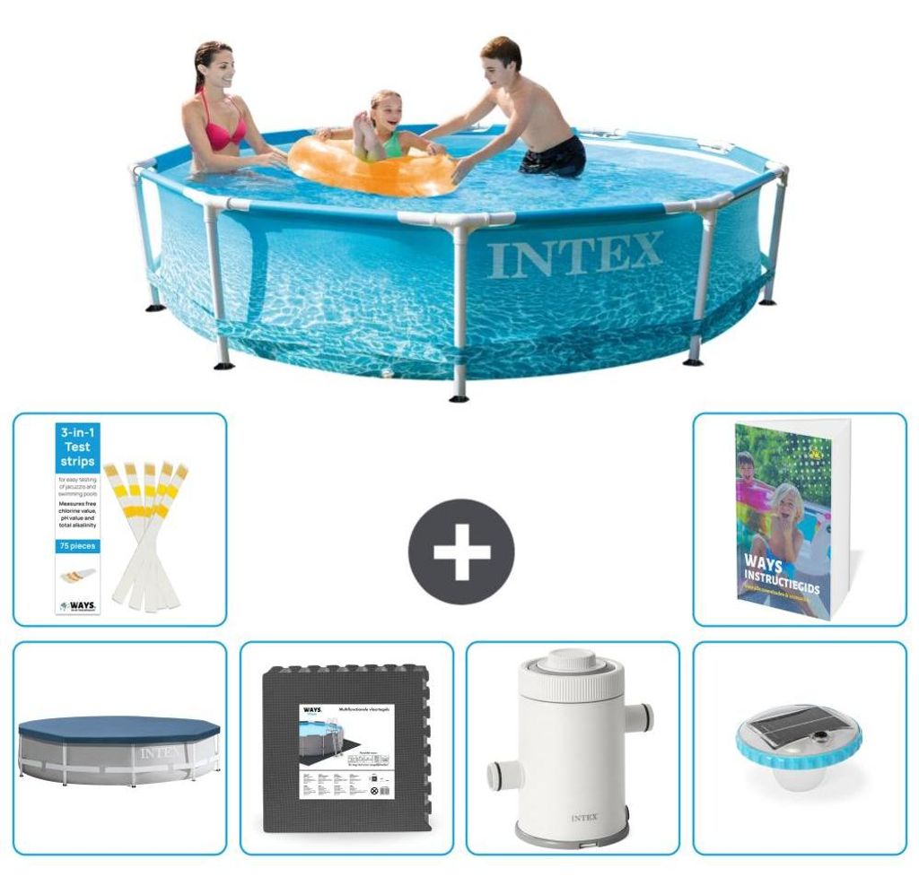 Frame Pool Rund - 305x76 cm - 7-teilig S138