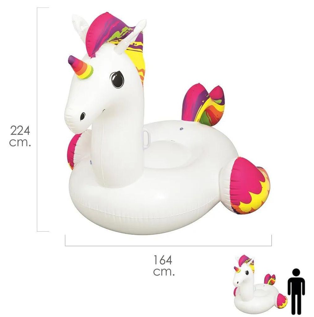 Bestway 41113 Dmuchany JednoroÅ¼ec do pÅywania 2,24m x Zdjęcie produktu 