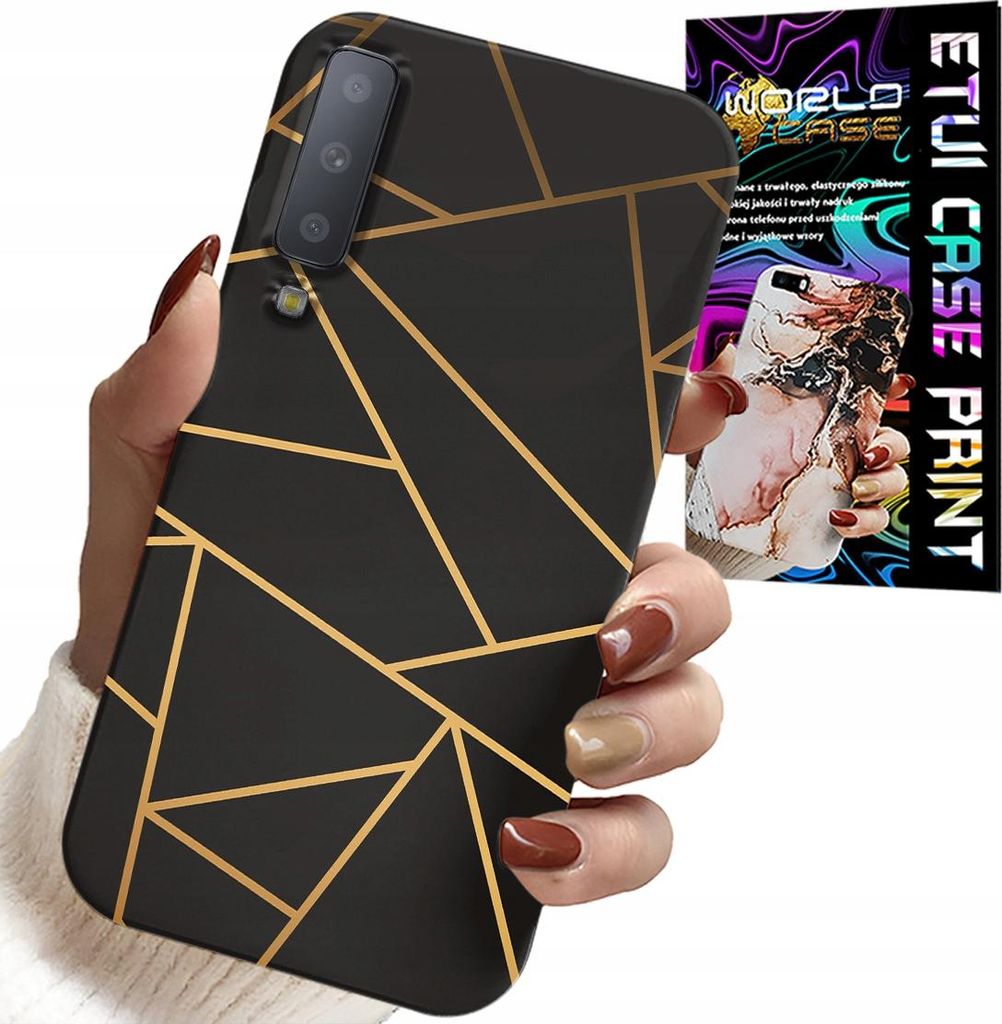 Etui Für Samsung A7 2018 - Elegantes Modisches Design Etui Etui