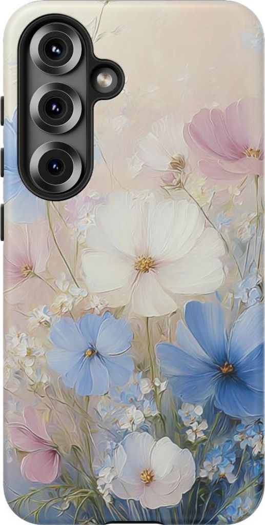 Zartes Pastellblumen-Bouquet – Hülle Kompatibel mit Galaxy S25