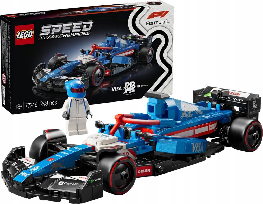 Formule 1-raceauto Visa Cash App RB VCARB 01 Productafbeelding 
