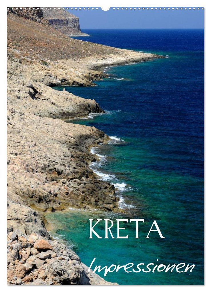 Kreta Impressionen (Wandkalender 2027 DIN A2 hoch), CALVENDO Monatskalender