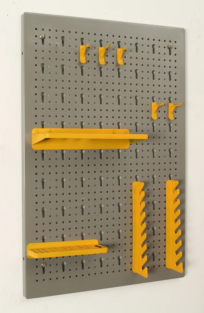 Panneau Perforé 60 Pouces StorePlus Flex M Gris avec Perforation Euro - 5