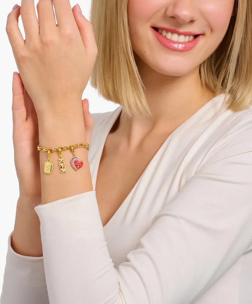Pendente Oro Giallo Minimal - Ciondolo Chic Placcato per Collana