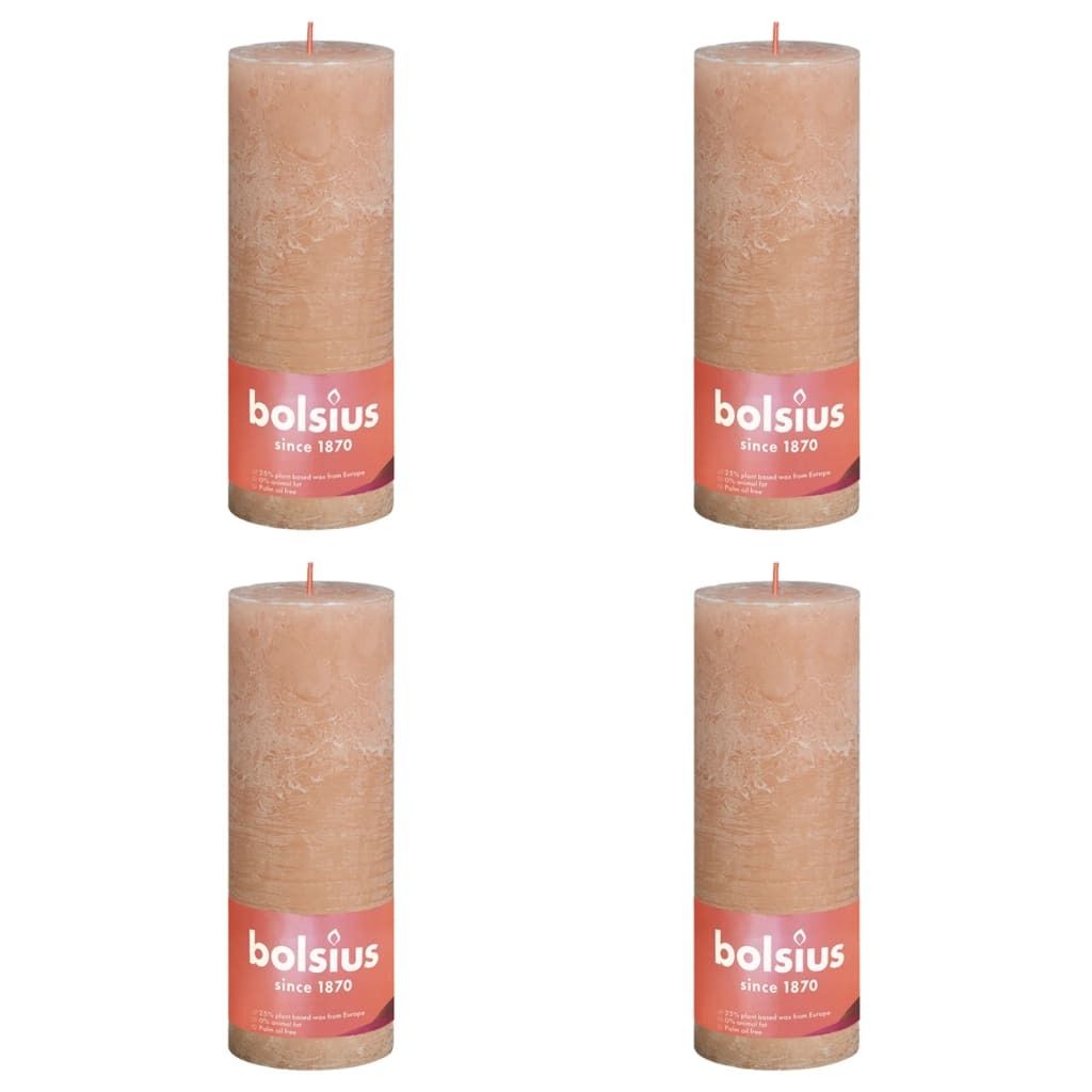 Bolsius Bolsius Stompkaarsen Shine 4 st rustiek 190x68 mm Obrázok produktu 