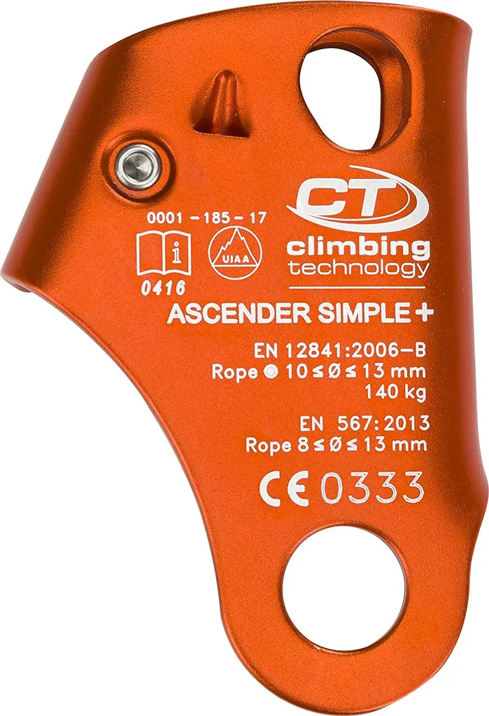 Bloqueur d'escalade Simple Plus Climbing Technology pour corde 8-13 mm
