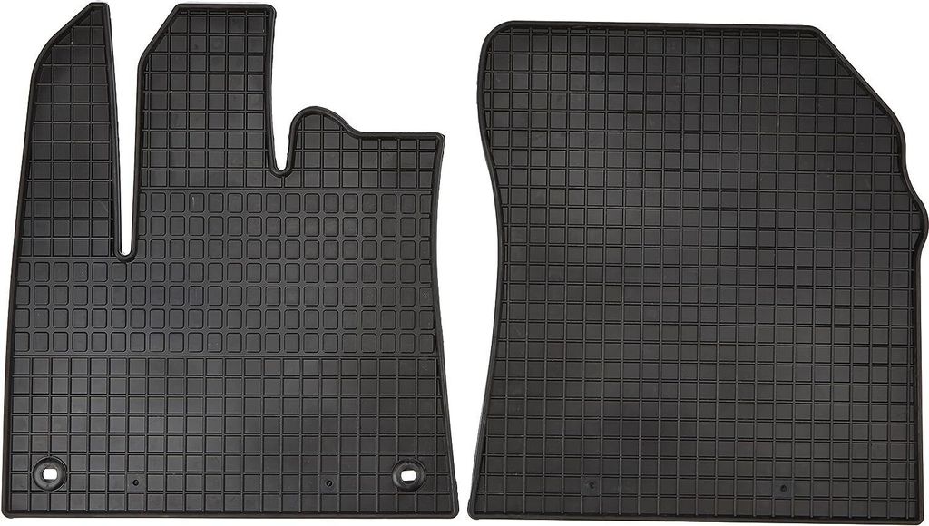 für Opel Combo E Life ab 09/2018 Passform Hinten PETEX Gummimatten 2-teilig schwarz Allwettermatten Gummifußmatten