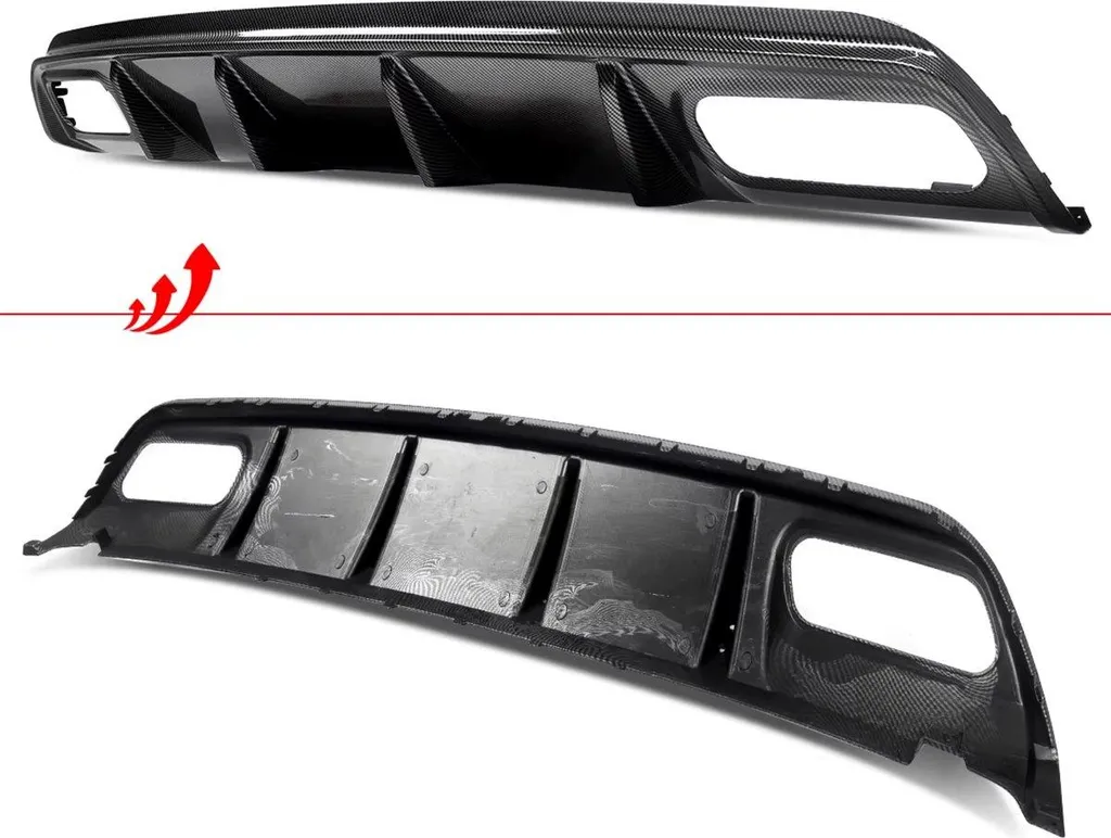 Diffuseur Arrière Look Carbone pour Mercedes Classe A W176 2013 à 2018