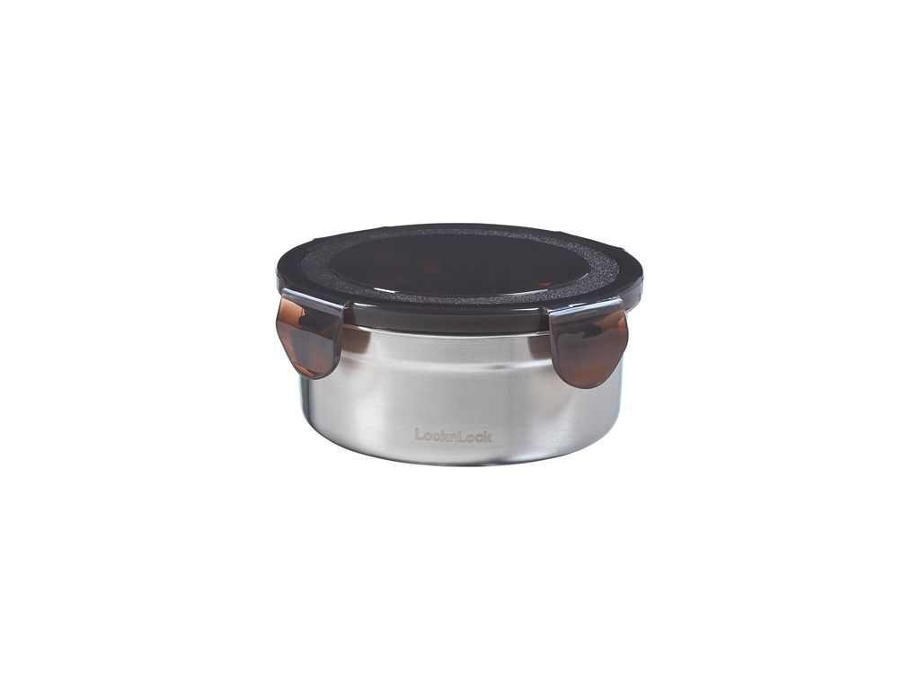 Runde Vorratsdose aus Edelstahl 460 ml Lock & Lock