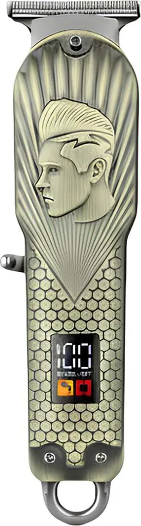 Avizar Tagliacapelli Oro 800mAh - Regolabarba Professionale con Display