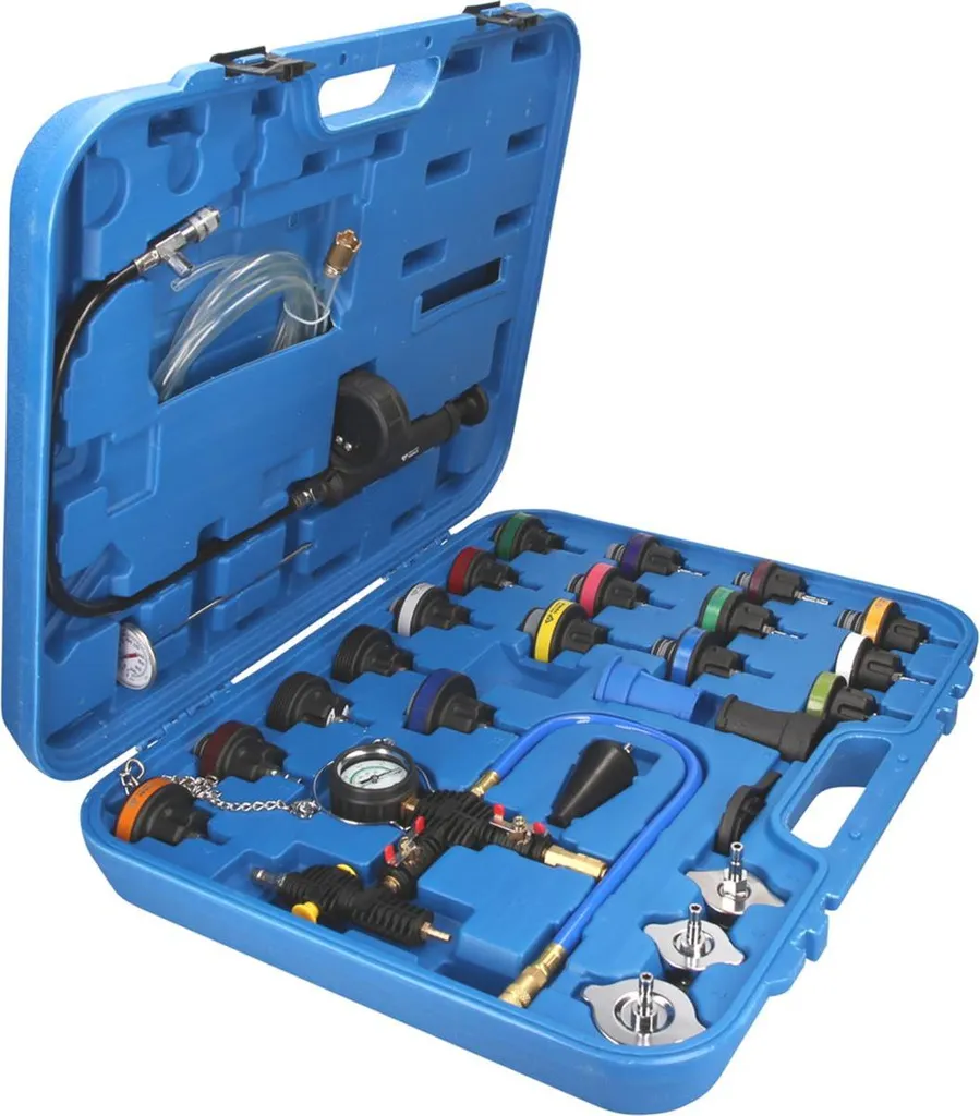 Kit diagnostic refroidissement 27 pièces avec pompe de pression Master - 15