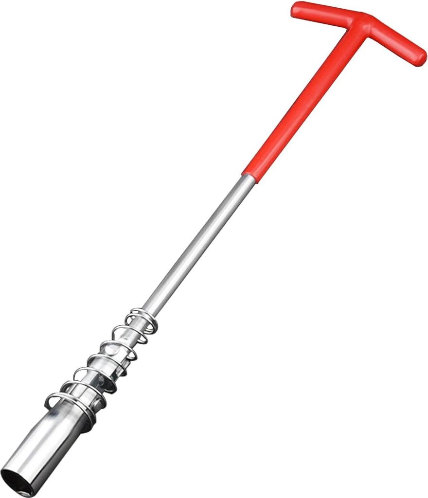T-Handgriff Zündkerzenschlüssel universell mit Scharnier - zum Entfernen von Zündkerzen - lang 16 mm