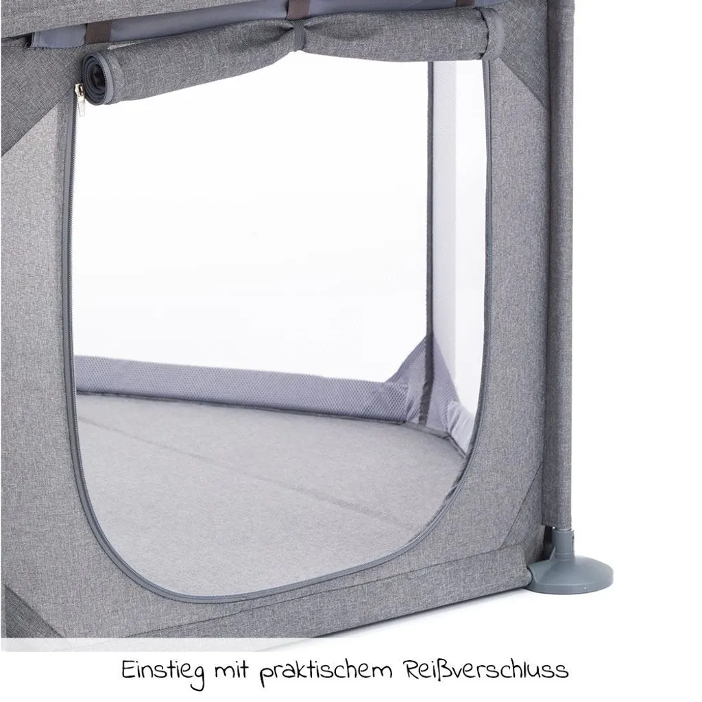 Fillikid Parc hexagonal gris 134x67 cm pour bébé - 13