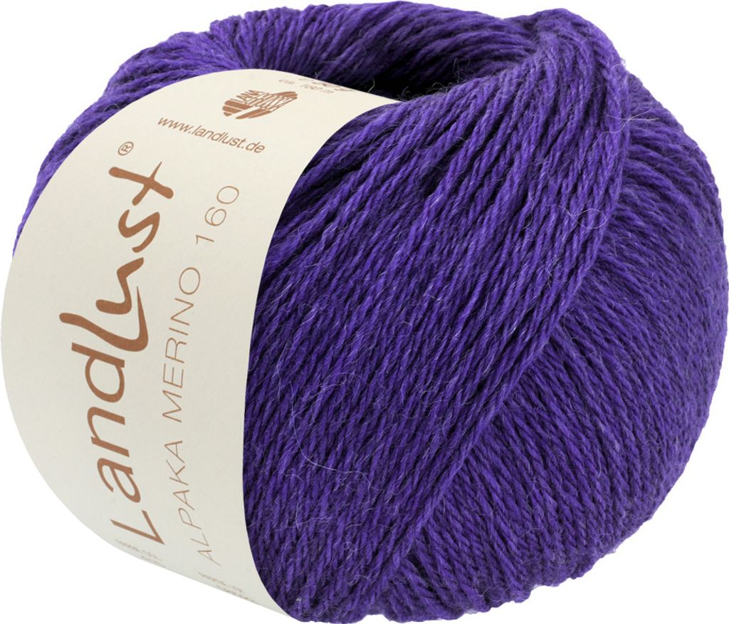 Lana Grossa - Landlust Alpaka Merino 160 0449 blaulila