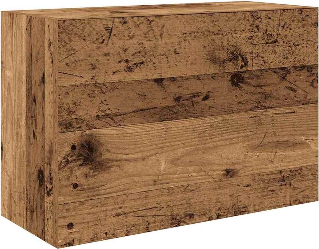 vidaXL Bad-Wandschrank Altholz-Optik 60x25x40 cm Holzwerkstoff