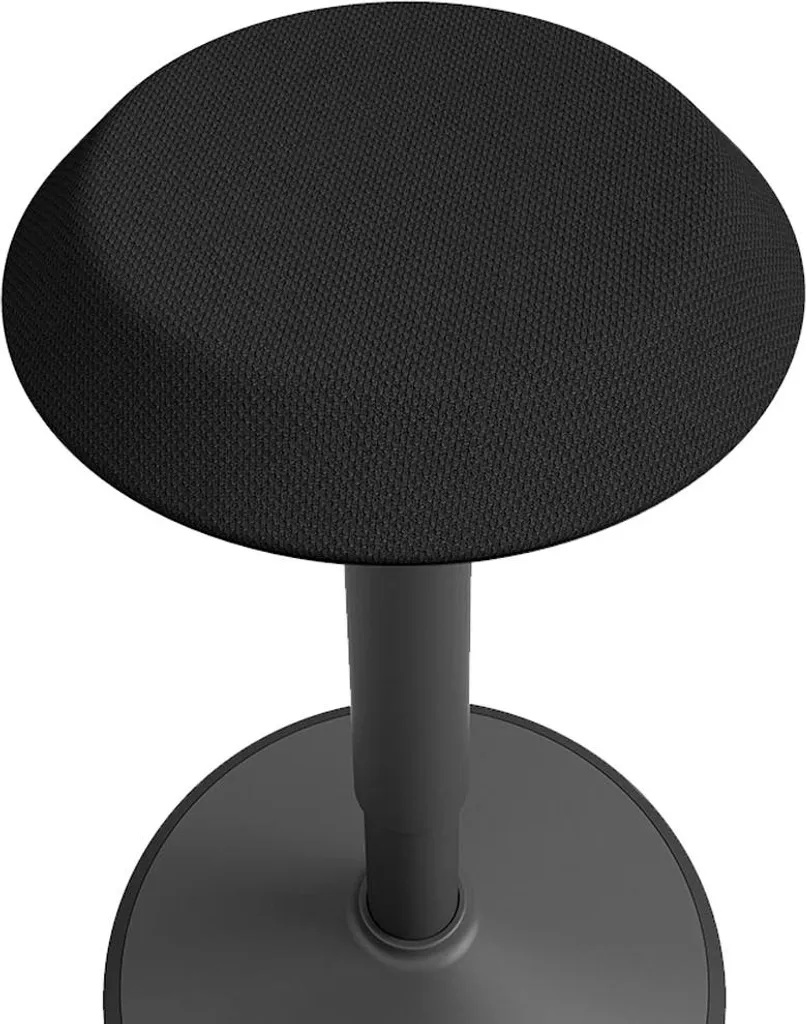 Tabouret à bascule Lykke Comfort assise active noire pour dos sensible