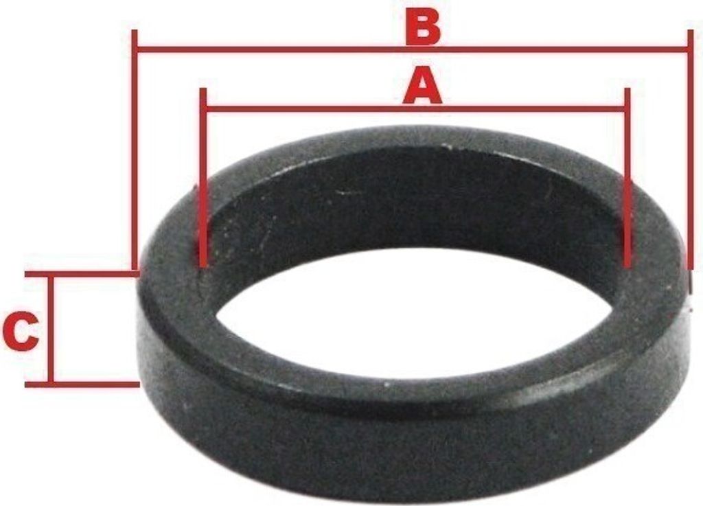 BestPrice Distanzring Drosselring kompatibel mit Morini 22 x 27 x 6 mm