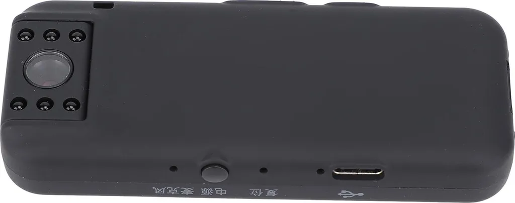 Caméra piéton 1920P Full HD - Mini caméra portable à objectif rotatif 180°