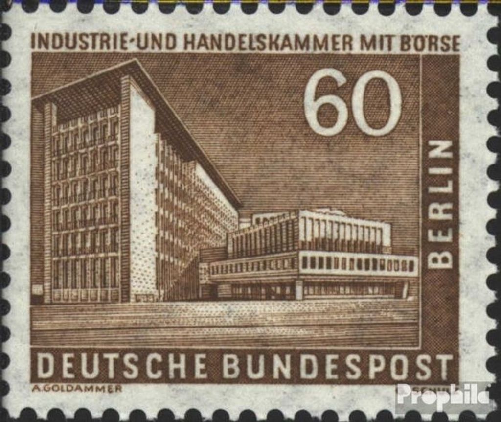 Briefmarken Berlin (West) 1957 Mi 151 postfrisch Stadtbilder