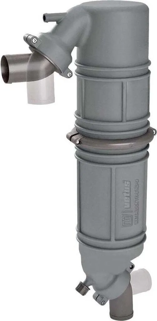 Réduisez le Bruit du Moteur avec le Silencieux Vetus NLPG Argent 75 mm