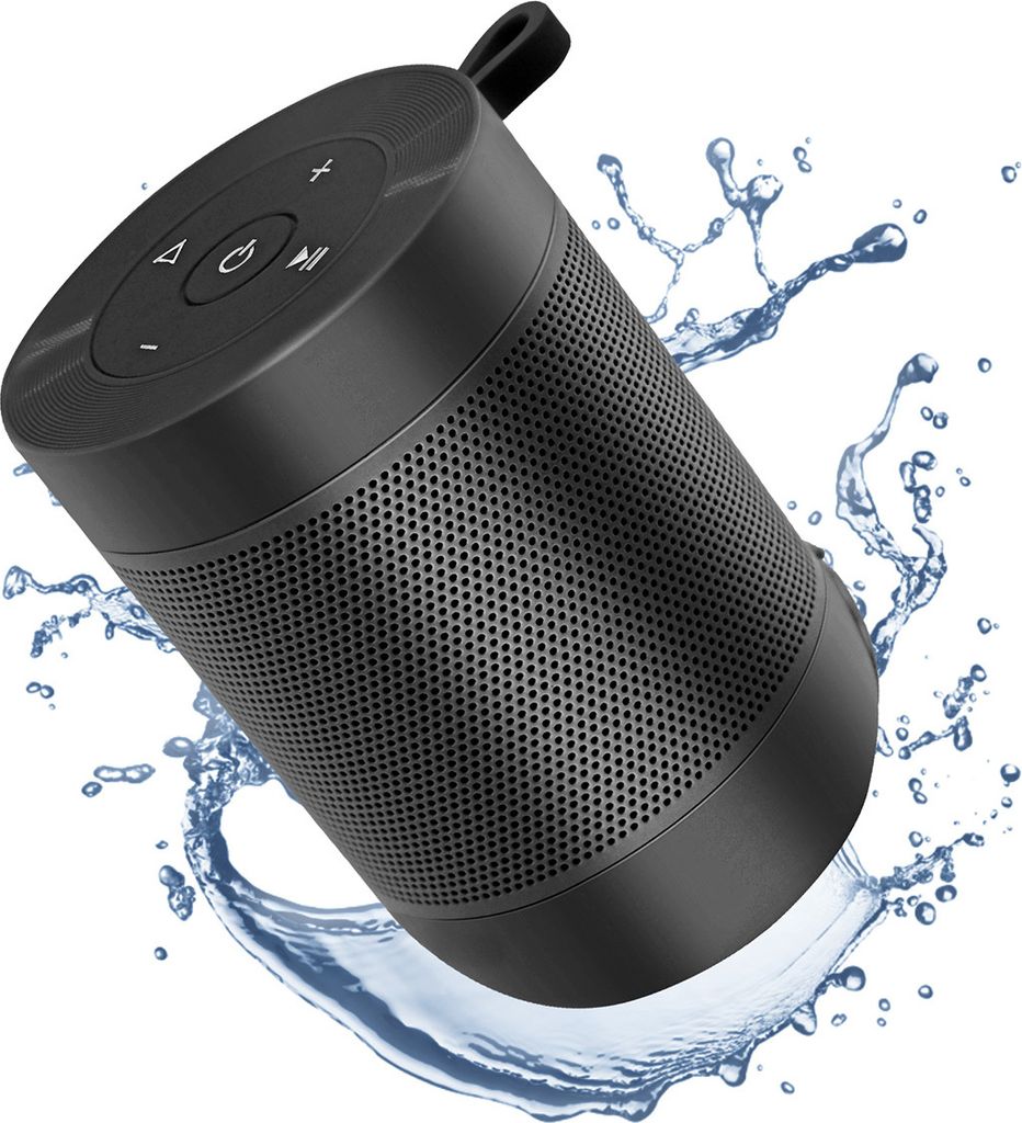Tragbarer TWS Bluetooth 5.3 Lautsprecher 360HD Stereo Subwoofer TF Wasserdicht