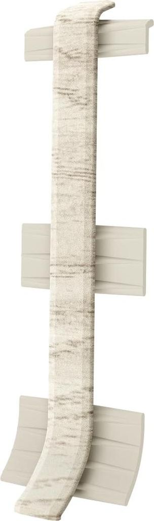 VILO Verbinder für Sockelleiste LINELA - Wasserfestes PVC - Perfekte Farbanpassung - 2 Stück - 55x20mm - Auckland-Eiche