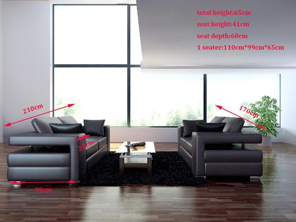 Komplett Set Sofagarnitur 3+1+1 Sitzer Designer Wohnlandschaft 3tlg Garnituren