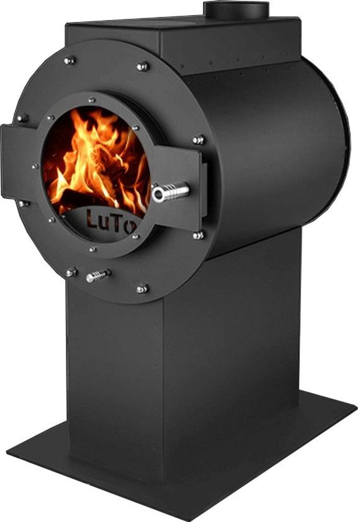 Kanuk Kaminofen LUTO VIII TOWER 8 kW Integrierte Scheibenspülung 2100417