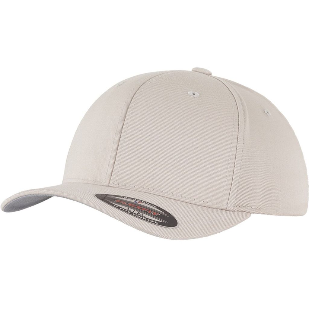 FLEXFIT 6277 | Wooly Combed Cap / Kappe / Mütze / Hut Stabile Front - Farbe: Stone - Größe: XXL